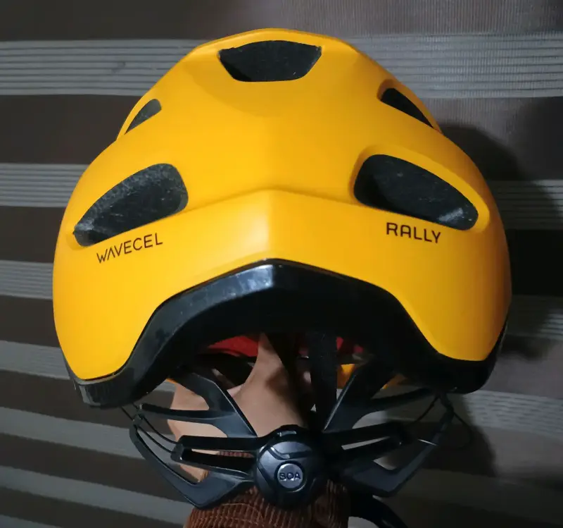 Casco amarillo Bontrager rally wavecel - 2