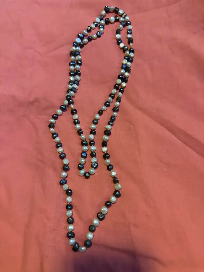 Collar largo de perlas 150 cm - 3