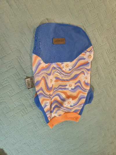 Polera para perro azul con diseño - miniatura 1
