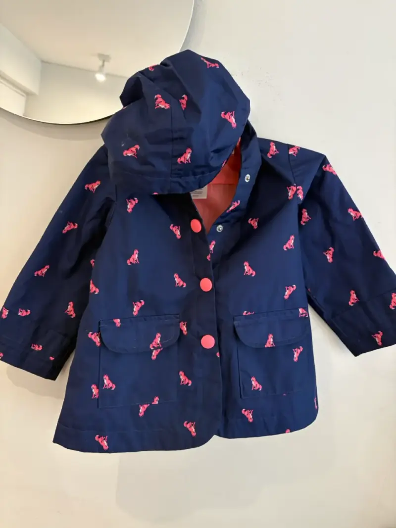 Chaqueta impermeable azul carters 24 meses - 1