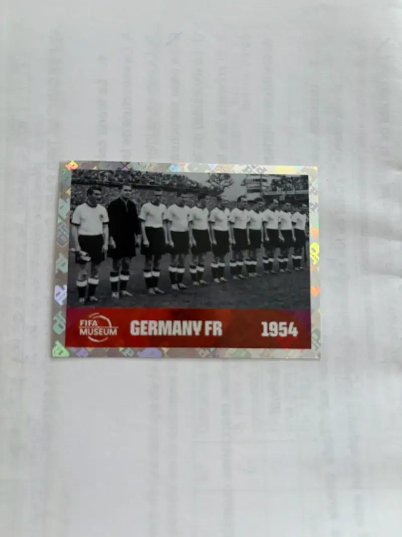 Lámina FIFA Museum Germany FR 1954