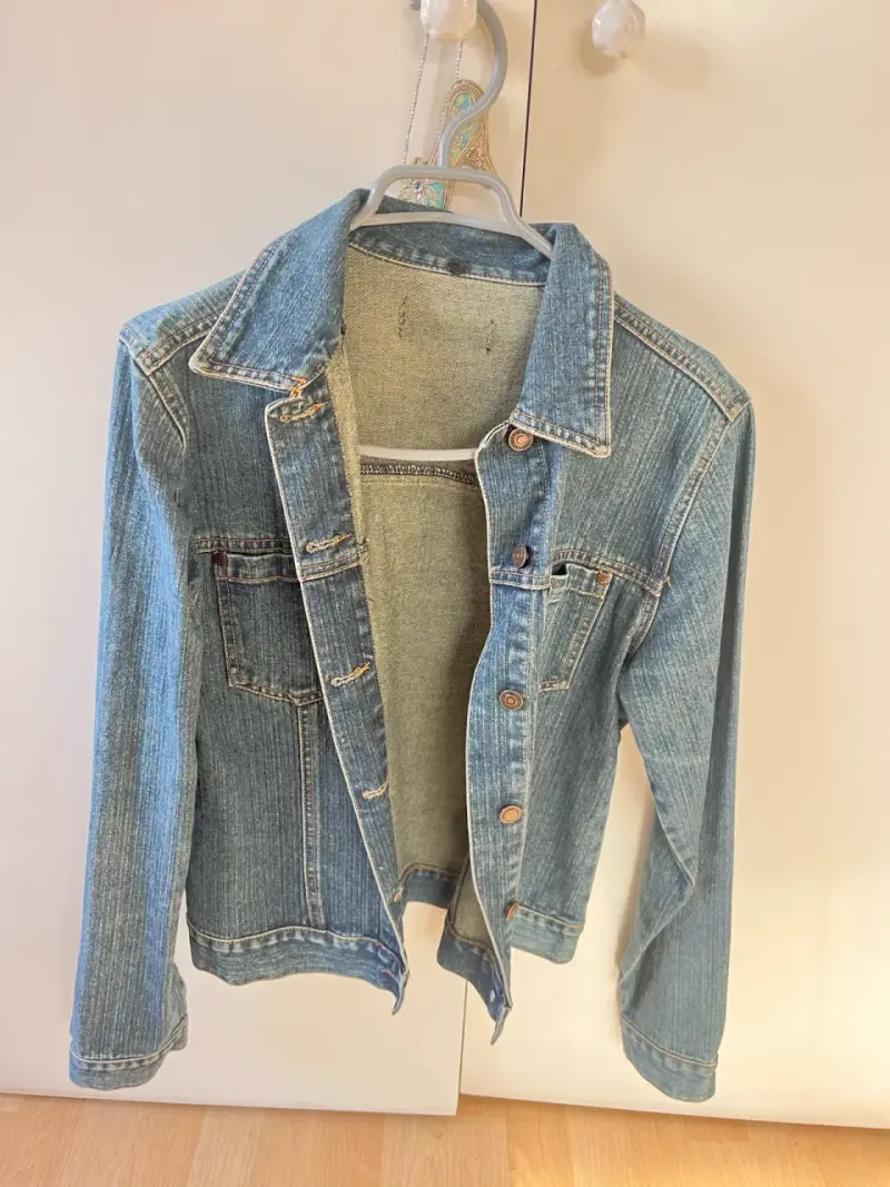 Chaqueta de mezclilla azul - 1