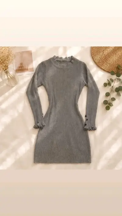 Vestido estampado colorido - miniatura 2