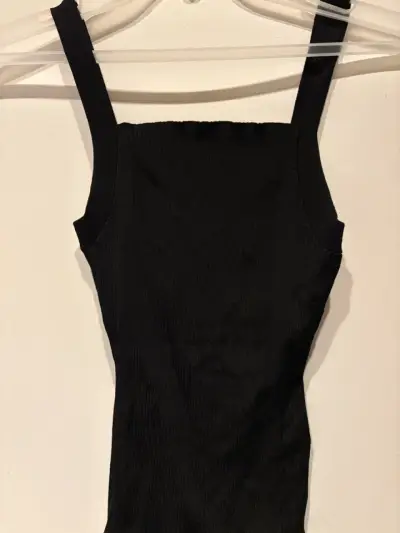Polera Zara negra sin mangas - miniatura 1