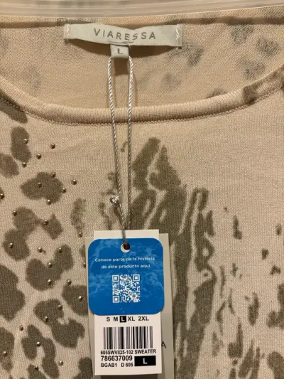 Polera estampado animal print Viaressa - miniatura 2