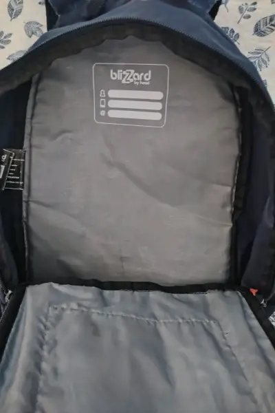 Mochila de mezclilla azul - miniatura 4