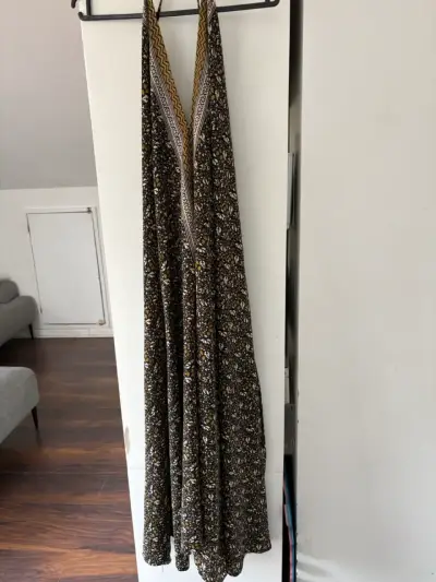 Vestido largo estampado floral - miniatura 1