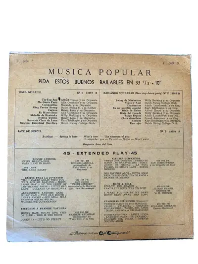 Vinilo 'Baila Conmigo' Philips - miniatura 2