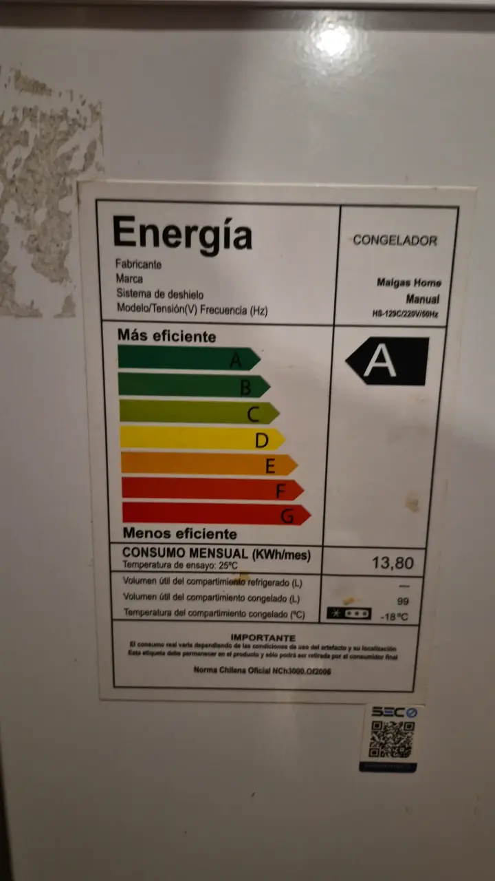 Congelador Maigas Home 140L - 3