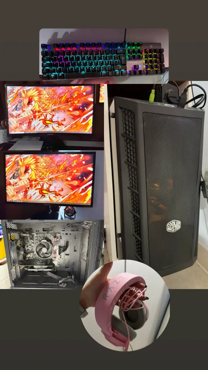 Set completo de PC PC Gamer Ryzen 5 - 1