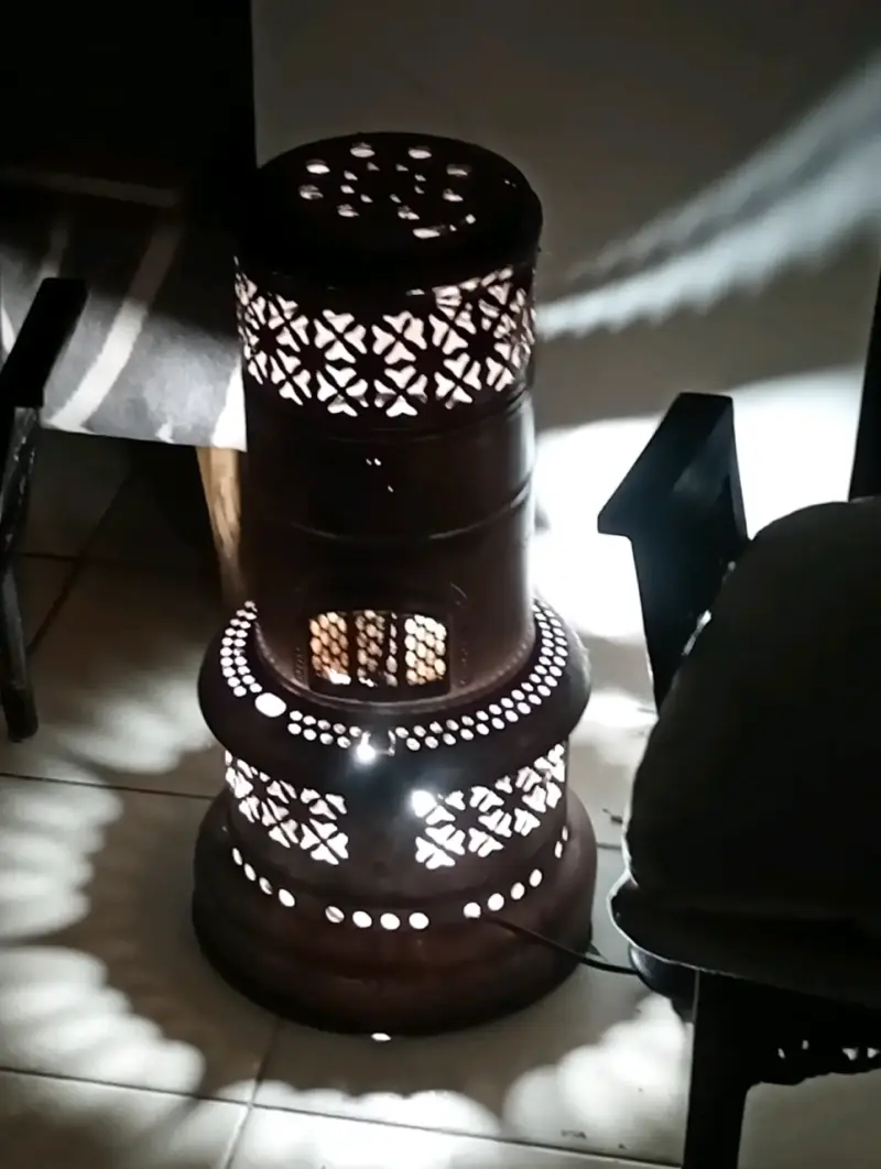 Estufa Lámpara Vintage decorativa - 1