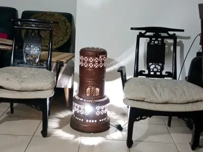 Estufa Lámpara Vintage decorativa - miniatura 2