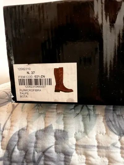 Botas altas marrón, marca  Vía Uno - miniatura 4