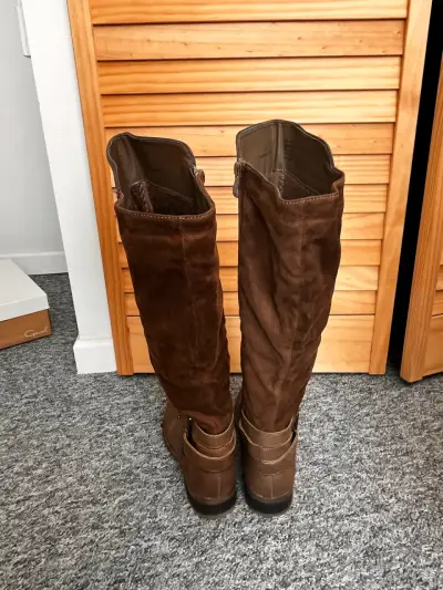Botas altas marrón, marca  Vía Uno - miniatura 5