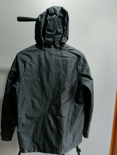 Chaqueta niño talla 12/14 impermeable Quechua gris - miniatura 4