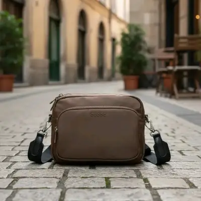 Bolso cruzado marrón Bubba - miniatura 1