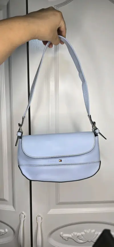 Cartera Tommy Hilfiger celeste - miniatura 1
