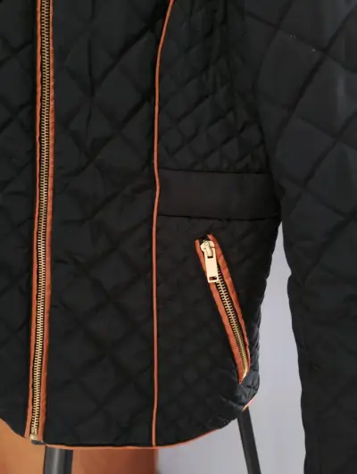 Chaqueta negra acolchada talla S - miniatura 2