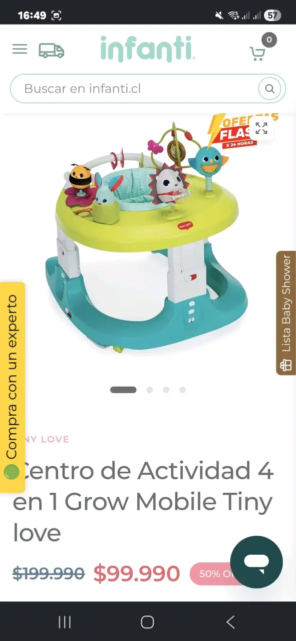 Centro de actividad 4 en 1 Tiny Love