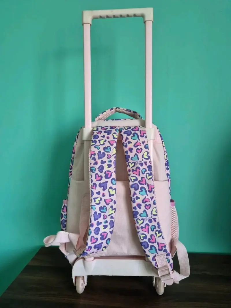 Mochila infantil con ruedas estampada - 2