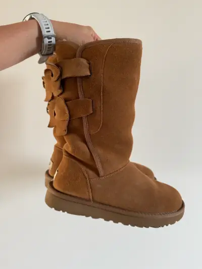 Botas de gamuza marrón - miniatura 3