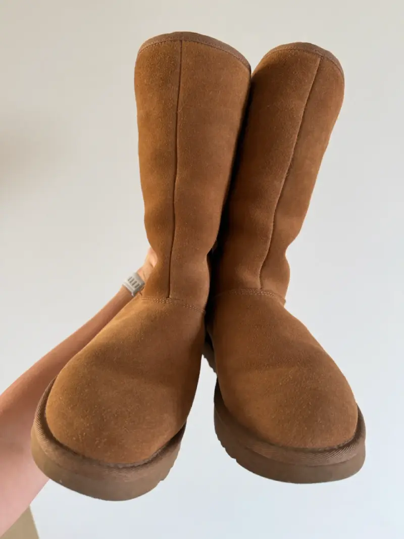 Botas de gamuza marrón - 5