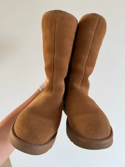 Botas de gamuza marrón - miniatura 5