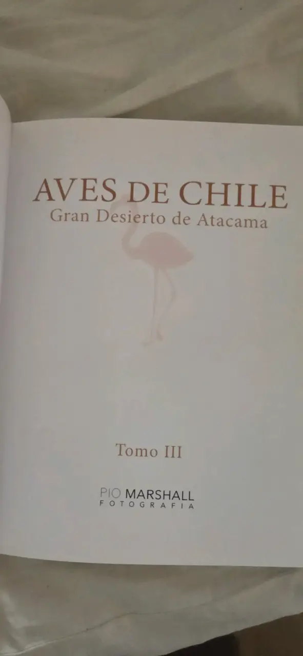 Libro Aves de Chile Tomo III - 3