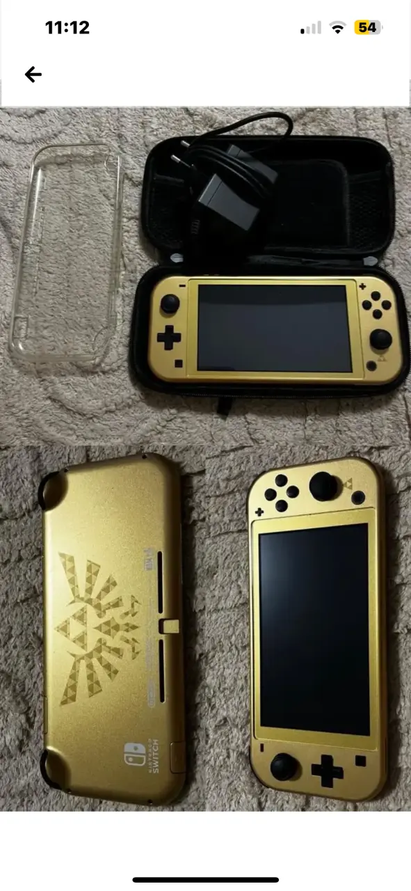 Nintendo Switch Lite dorada - 1