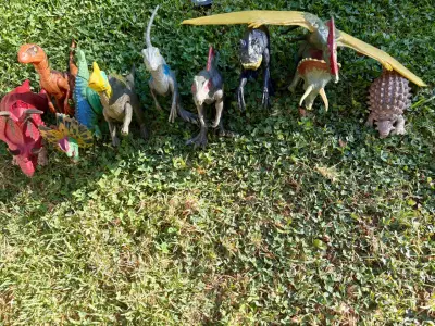 Set de dinosaurios de juguete. Mattel - miniatura 2