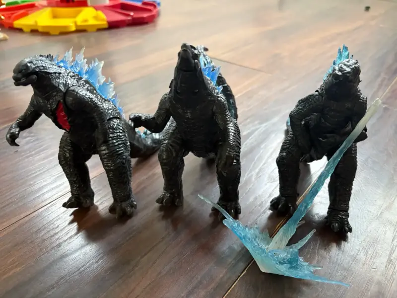 Set de figuras de Godzilla