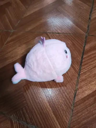 Peluche llavero rosa adorable - miniatura 3
