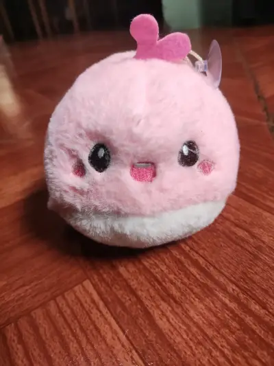 Peluche llavero rosa adorable - miniatura 5