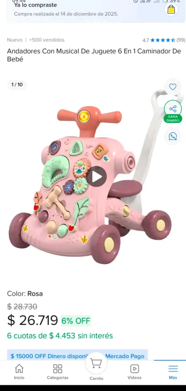 Andador multifuncional para bebés - 3