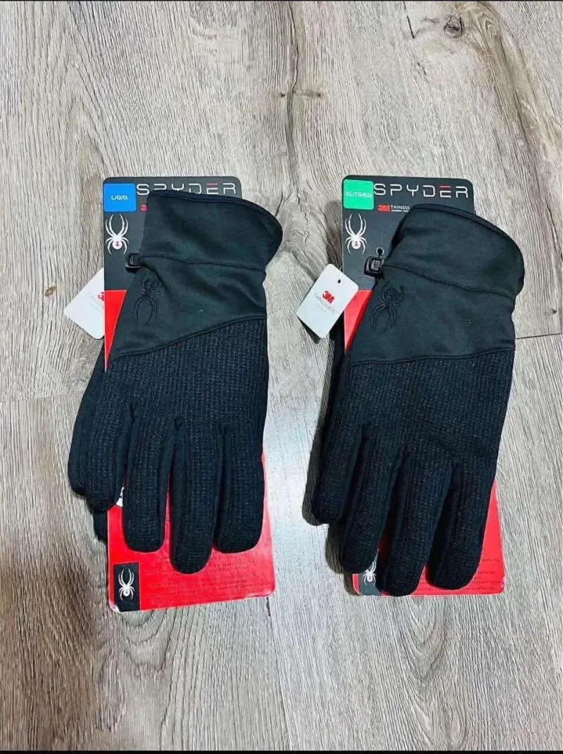Guantes térmicos Spyder negros - 1
