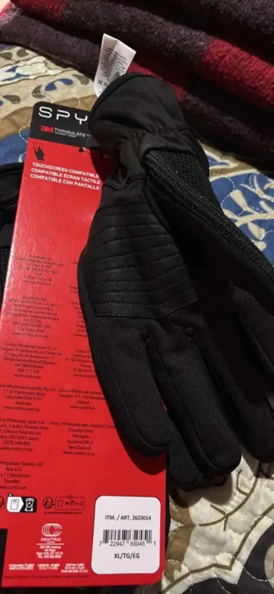 Guantes térmicos Spyder negros - miniatura 3
