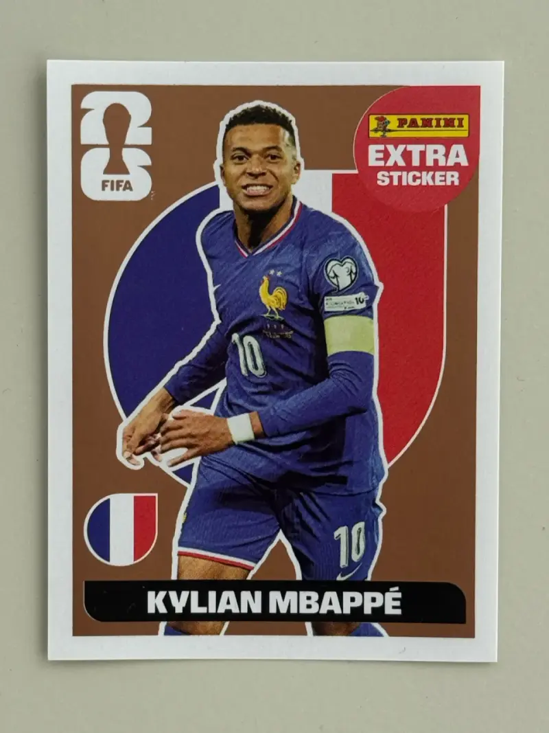 Lámina Panini Kylian Mbappé - 2