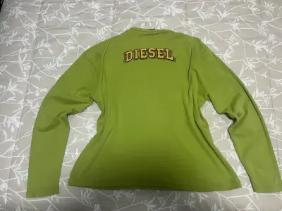 Polera diesel verde de manga larga - miniatura 2