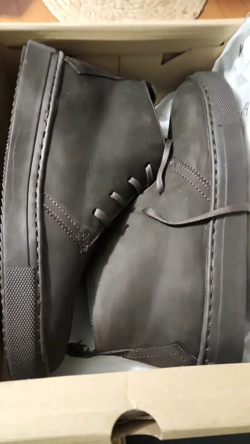 Zapatillas cuero marca trauko - 2