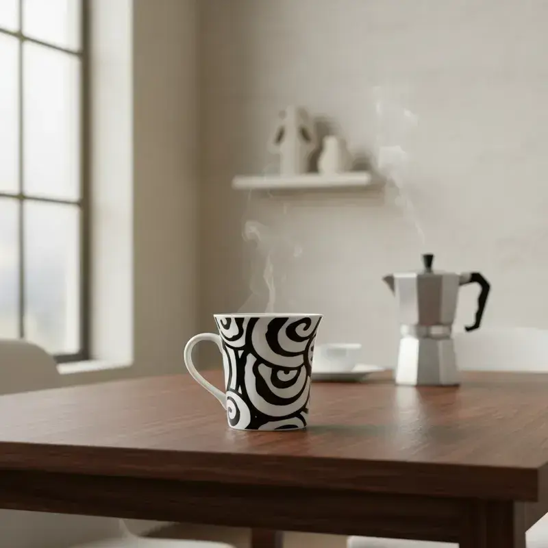 Taza de ceramica diseño espiral unico - 3