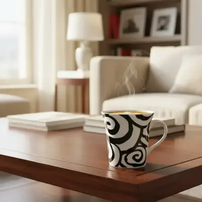 Taza de ceramica diseño espiral unico - miniatura 4