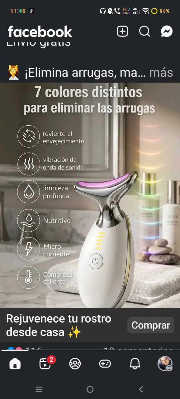 Dispositivo antienvejecimiento LED - 1