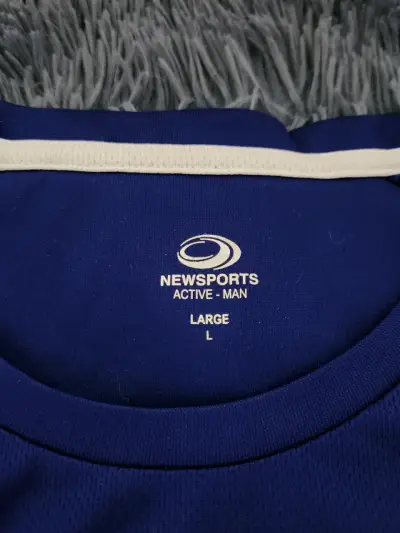 Polera deportiva azul Denver 60 - miniatura 3