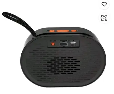 Altavoz portátil con luces LED - miniatura 3