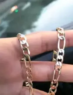 Cadena enchapada en oro 18k - 3
