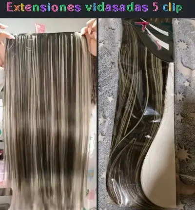 Extensiones de cabello castaño claro - miniatura 2