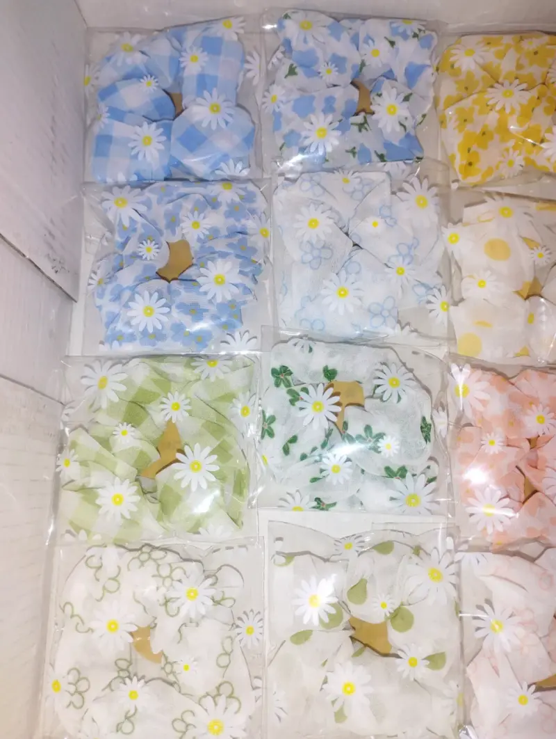 Set de scrunchies estampados - 2