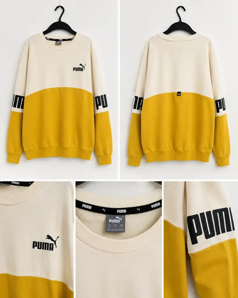 Polerón Puma bicolor amarillo