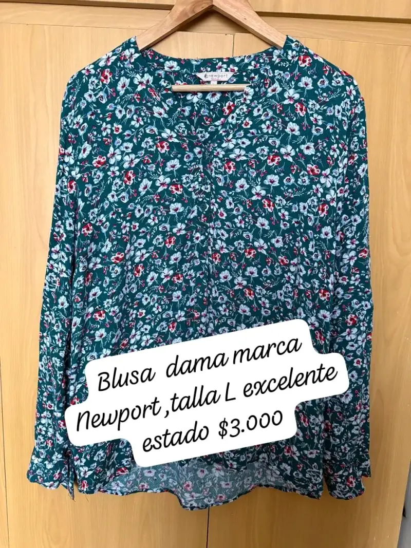 Blusa rayada blanca y azul - 2