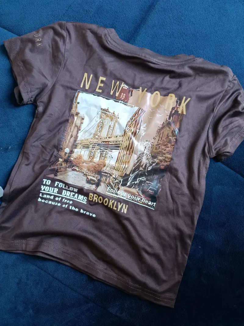 Polera marrón Nueva York - 1
